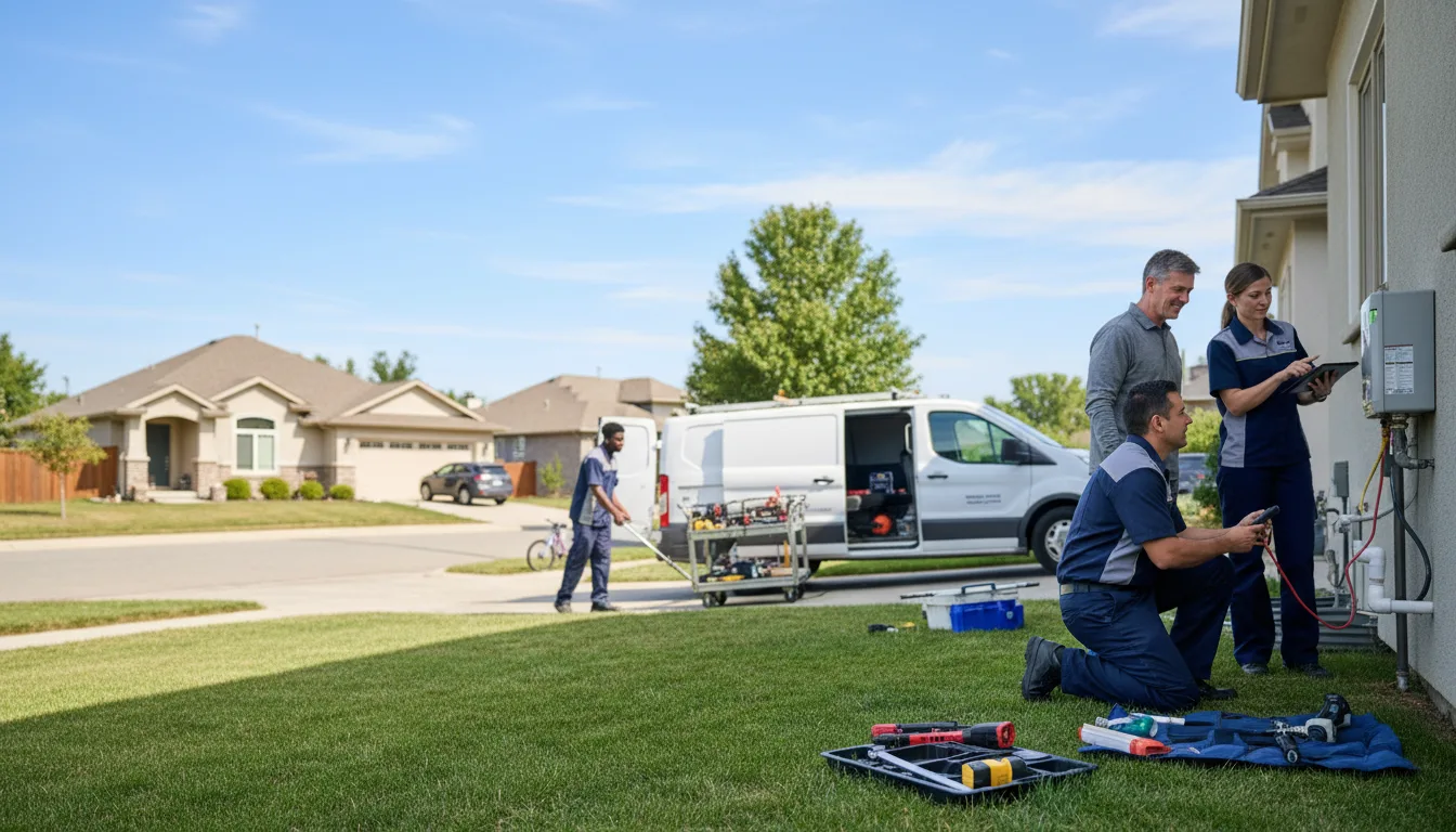 Tankless water heater service in Laketown, UT